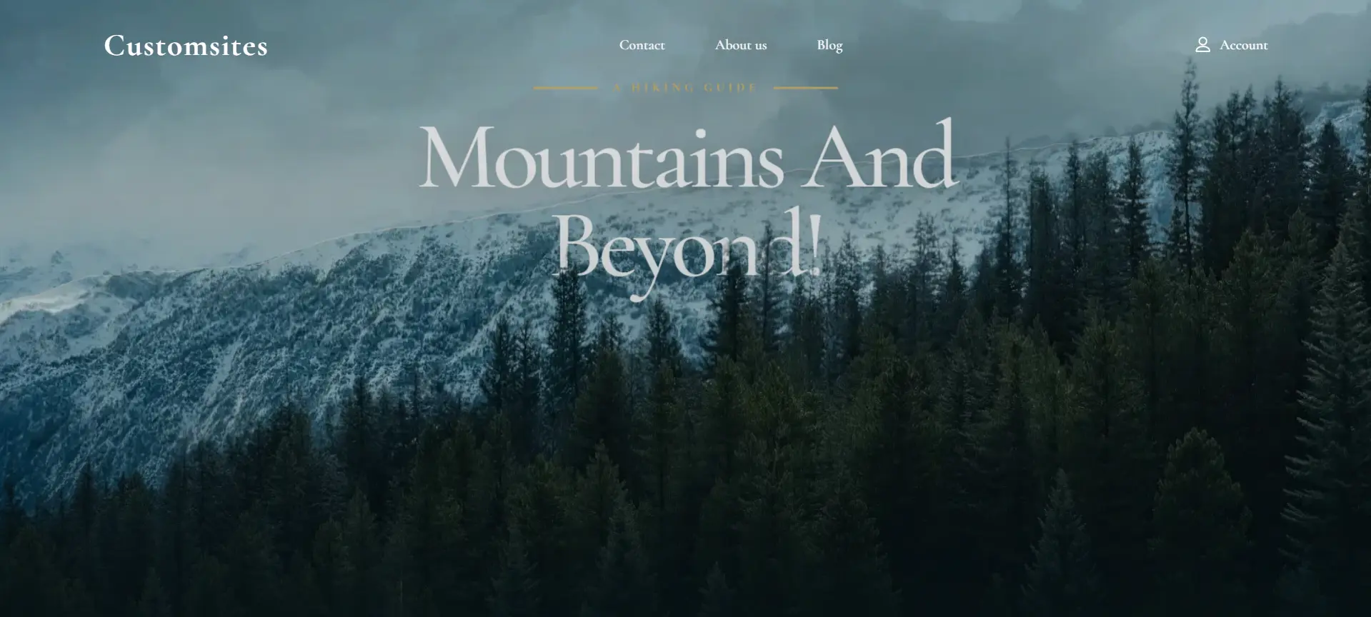 Blog Website Template website template preview