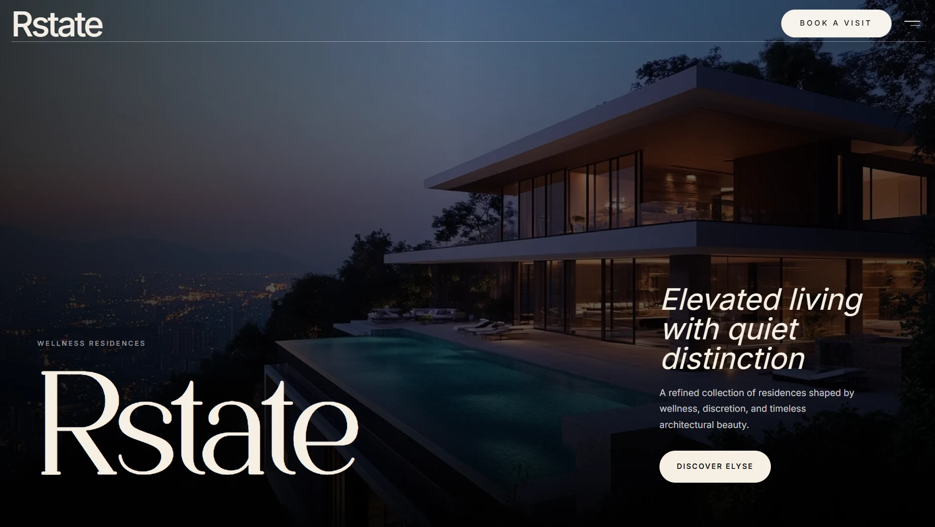 Real Estate Website Template website template preview